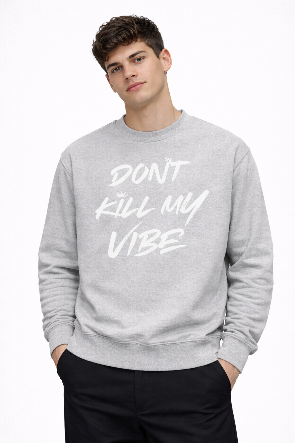 Sweater | Don't Kill My Vibe (Grey)