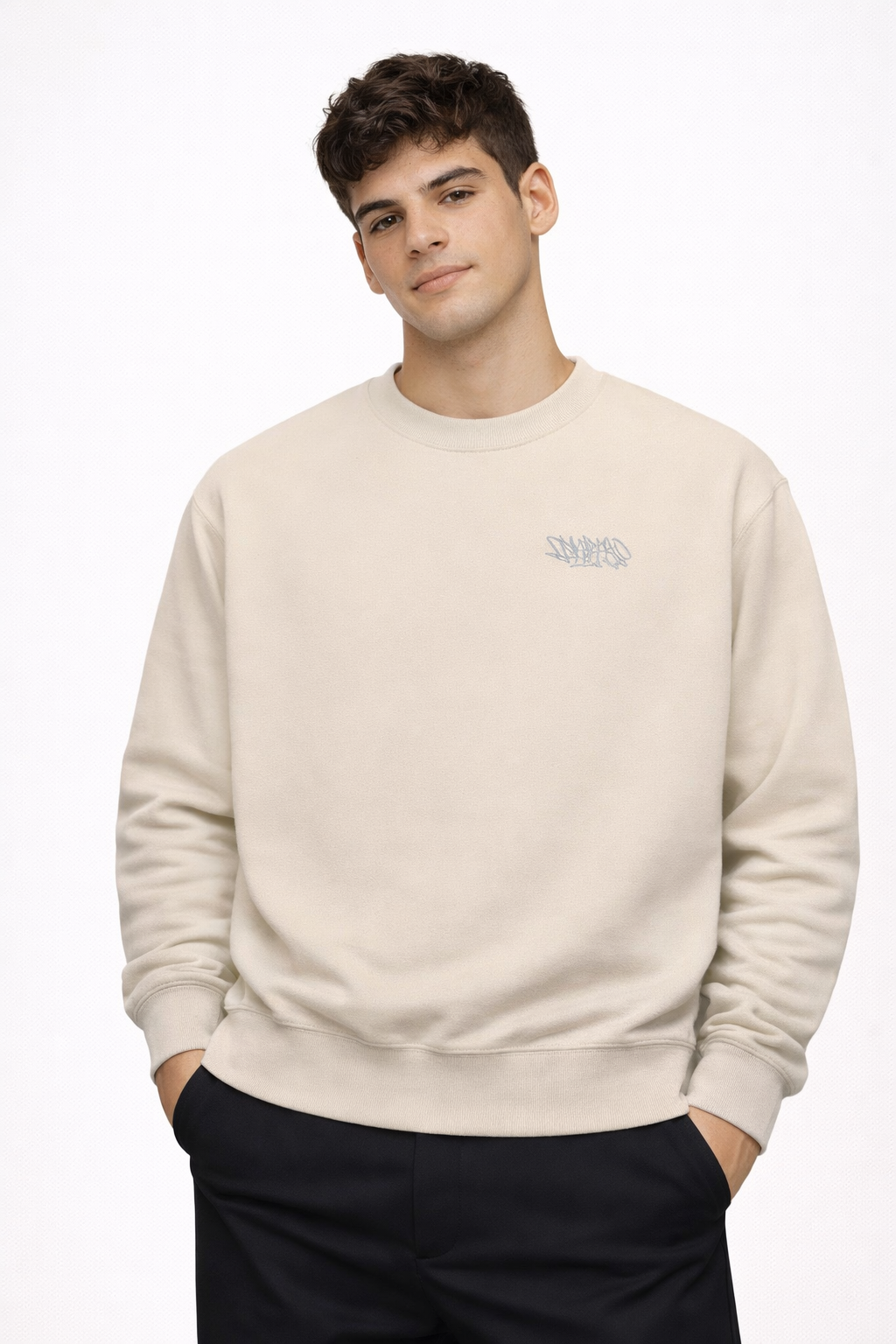 Oversized heavyweight sweatshirt