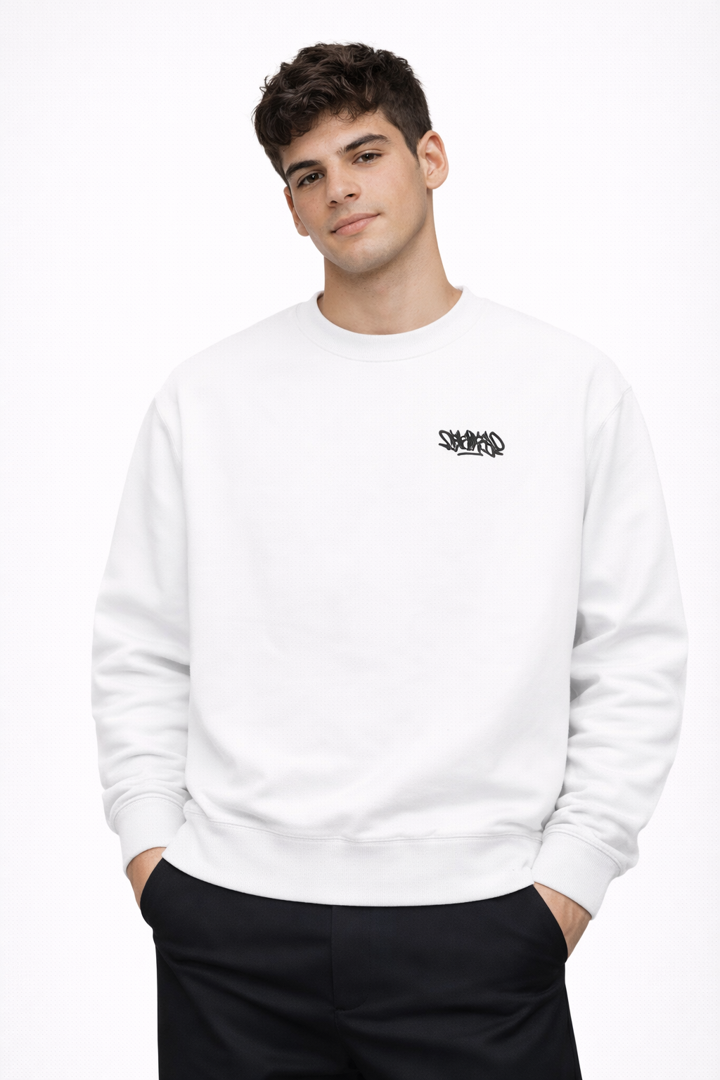 Oversized heavyweight sweatshirt